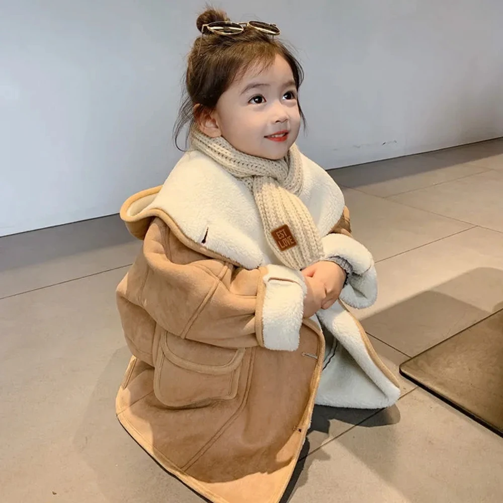 Faux Fur Thick Jacket For Girls Hooded Warm Loose Long Winter Girl Jacket 2-13 Years Children's Outerwear Toddler Baby Coat 8 9
Faux Fur Thick Jacket For Girls Hooded Warm Loose Long Winter Girl Jacket 2-13 Years Children's Outerwear Toddler Baby Coat 8 9