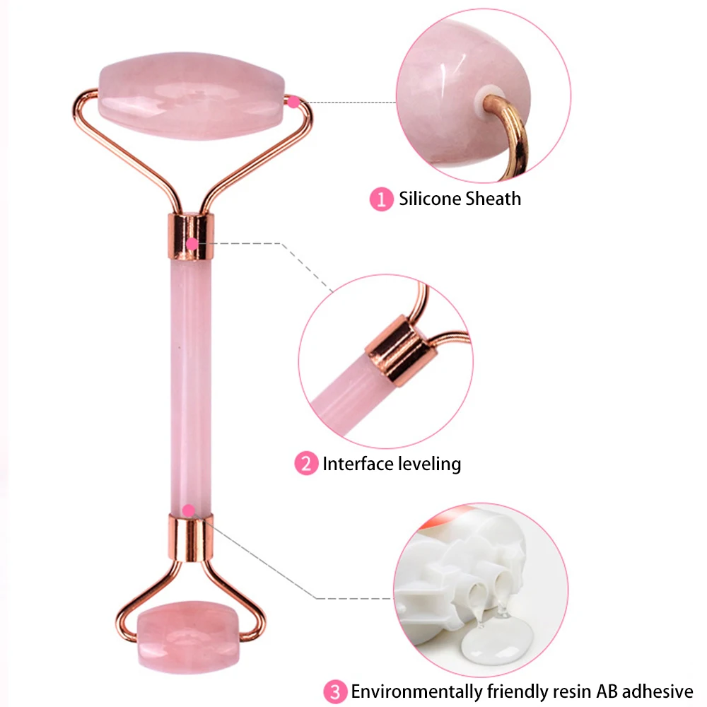 Jade Stone Facial Massage Roller For Face Pink Rose Natural Acupoint Face Eye Care SPA Massage Beauty Neck Thin Lift Tool
Jade Stone Facial Massage Roller For Face Pink Rose Natural Acupoint Face Eye Care SPA Massage Beauty Neck Thin Lift Tool