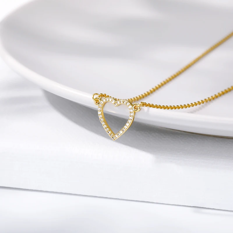 Hollows Love Heart Necklace Women Fashion Jewelry Stainless Steel Ketting Necklaces Pendents Birthday Gifts Collares De Moda
Hollows Love Heart Necklace Women Fashion Jewelry Stainless Steel Ketting Necklaces Pendents Birthday Gifts Collares De Moda