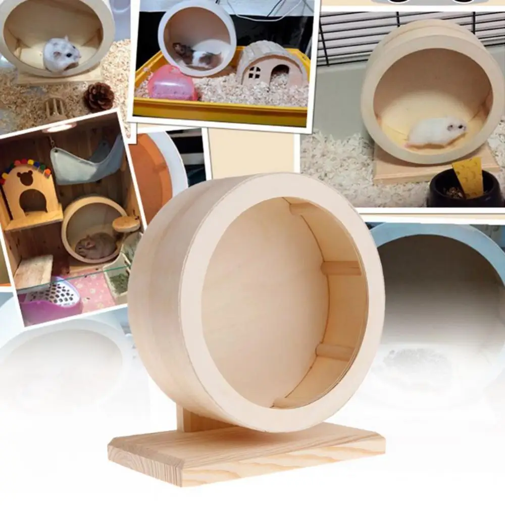 Hot Sales Wooden Mute Roller Hamster Running Exercise Mouse Hedgehog Sports Wheel Pet Toy
Hot Sales Wooden Mute Roller Hamster Running Exercise Mouse Hedgehog Sports Wheel Pet Toy