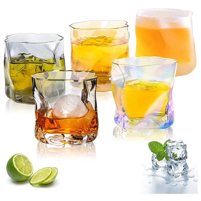 New Irregular Shape Whiskey Glasses Artwork Wrinkle Whiskey Cognac Brandy Snifters Cup XO Tumbler Crystal Whiskey Glasses
New Irregular Shape Whiskey Glasses Artwork Wrinkle Whiskey Cognac Brandy Snifters Cup XO Tumbler Crystal Whiskey Glasses