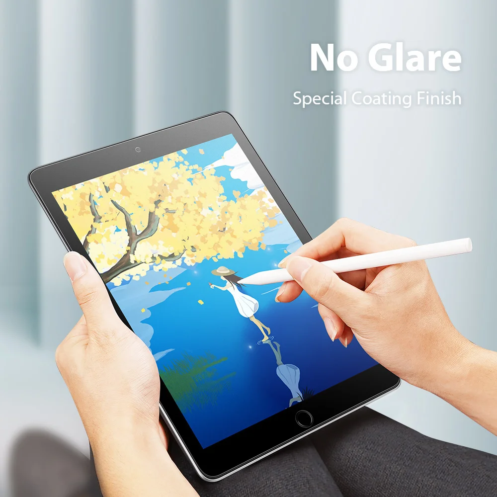 Paperfeel Screen Protector Guard For iPad 9.7 2018 / iPad Pro 9.7 2016 Frosted Protective 0.15mm film Soft PET Painting
Paperfeel Screen Protector Guard For iPad 9.7 2018 / iPad Pro 9.7 2016 Frosted Protective 0.15mm film Soft PET Painting