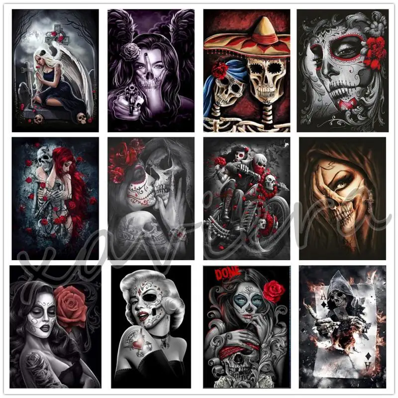 Xaviera 5D DIY Diamond Painting Skull Girl Full Drill Square Rhinestone Embroidery Cross Stitch Handmade Crafts Art Hobby Gift
Xaviera 5D DIY Diamond Painting Skull Girl Full Drill Square Rhinestone Embroidery Cross Stitch Handmade Crafts Art Hobby Gift