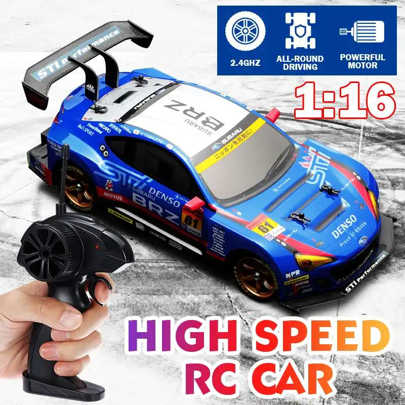 1:16 RC Car 2.4G 35KM/H High Speed Off Road 4WD Drift Racing Car Championship Vehicle Remote Control Electronic Kids Hobby Toys
1:16 RC Car 2.4G 35KM/H High Speed Off Road 4WD Drift Racing Car Championship Vehicle Remote Control Electronic Kids Hobby Toys