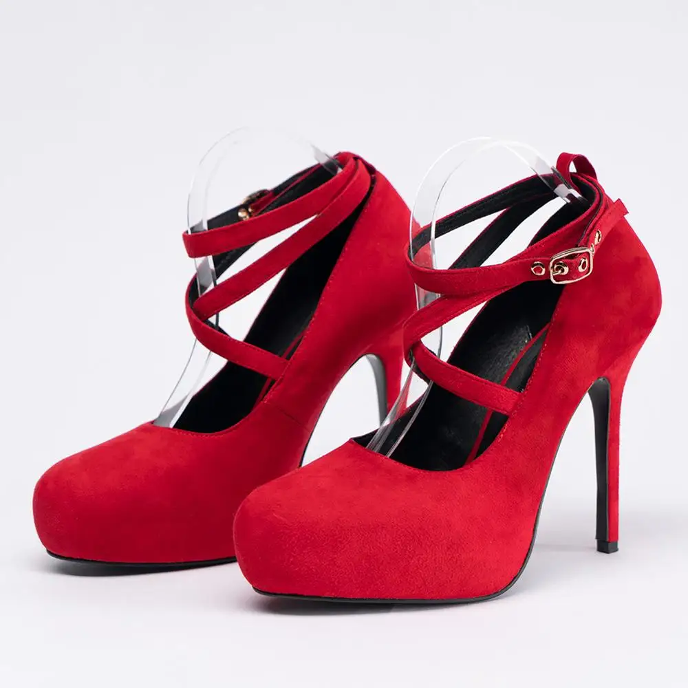 Men Dress Crossdressing Shoes Cosplay Women Strappy High Heels Thin Pumps Sexy Ladies Wedding Wear Low Cut Cross Buckle Shemale
Men Dress Crossdressing Shoes Cosplay Women Strappy High Heels Thin Pumps Sexy Ladies Wedding Wear Low Cut Cross Buckle Shemale