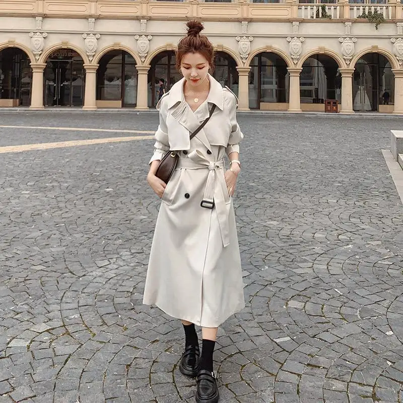 Windbreaker Women'S Mid-Length 2021 Spring And Autumn New Korean Version Of The British Style Over-The-Knee Coat Slim Slimming
Windbreaker Women'S Mid-Length 2021 Spring And Autumn New Korean Version Of The British Style Over-The-Knee Coat Slim Slimming