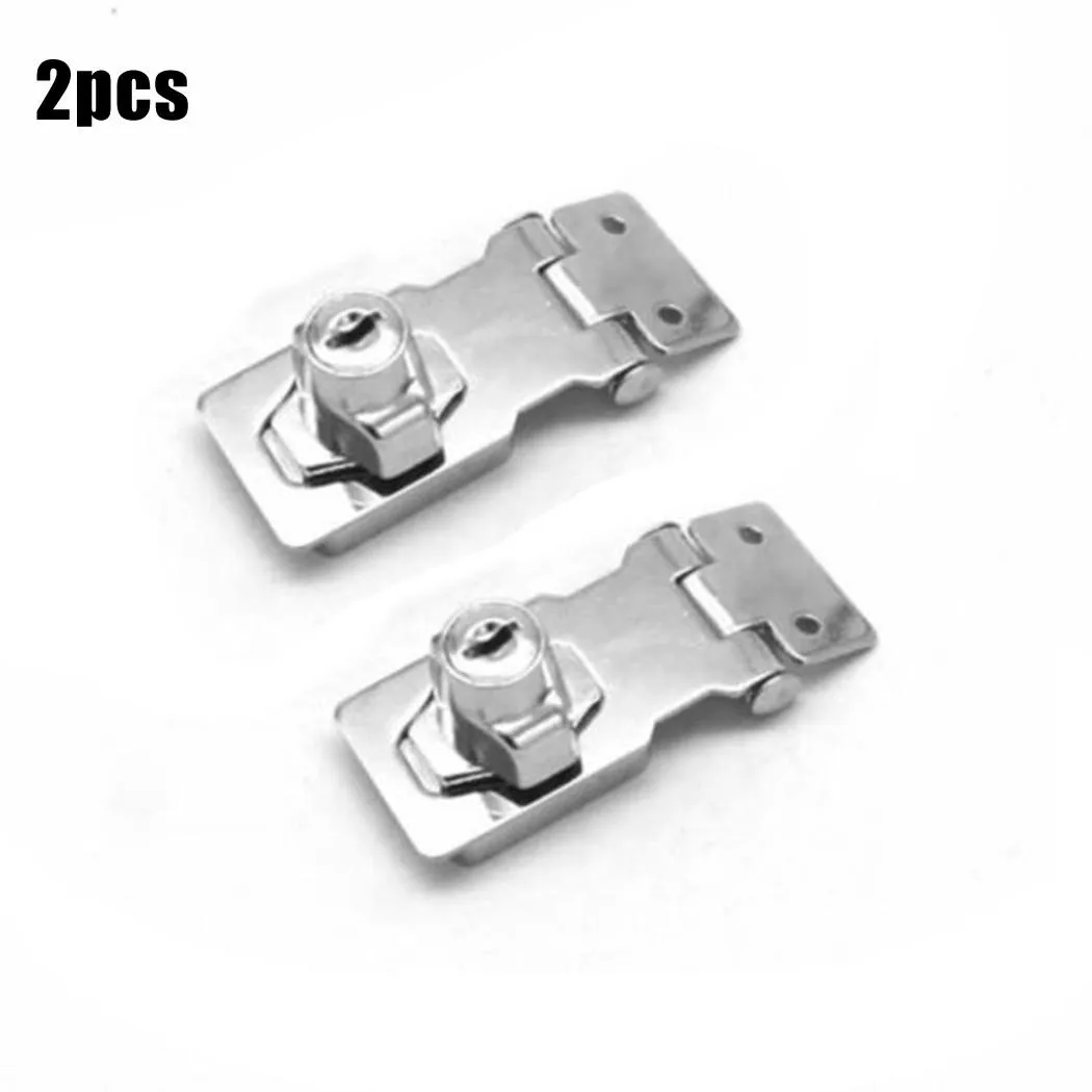 2* Locking Hasp Zinc Alloy Iron Staple With Keys Padlock Cupboard Shed Garage Lock 2.5-4in 2021 New
2* Locking Hasp Zinc Alloy Iron Staple With Keys Padlock Cupboard Shed Garage Lock 2.5-4in 2021 New