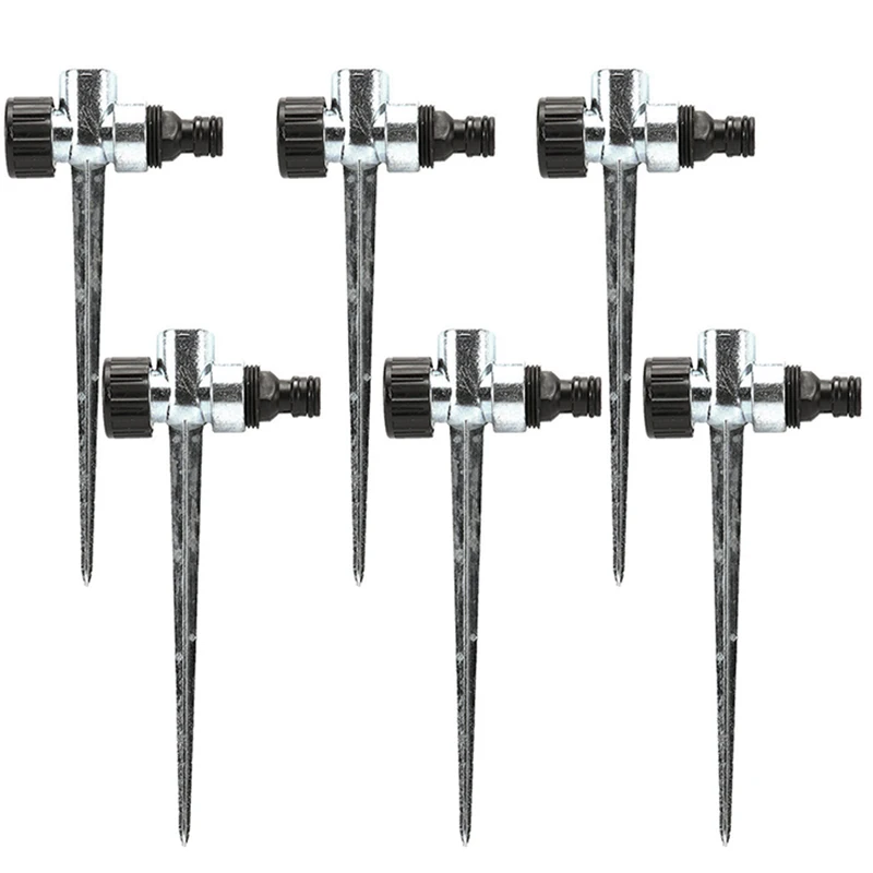 6PCS 1/2 Inch Zinc Flow Thru Lawn Sprinkler Spike Base Watering Sprinklers for Yard Lawn and Grass Irrigation
6PCS 1/2 Inch Zinc Flow Thru Lawn Sprinkler Spike Base Watering Sprinklers for Yard Lawn and Grass Irrigation