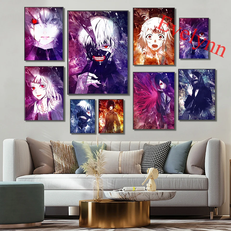 Japanese Anime Tokyo Ghoul Poster Cartoon Art Painting Children Room Decor Modern Living Room Decor Canvas Wall Art Print Gift
Japanese Anime Tokyo Ghoul Poster Cartoon Art Painting Children Room Decor Modern Living Room Decor Canvas Wall Art Print Gift