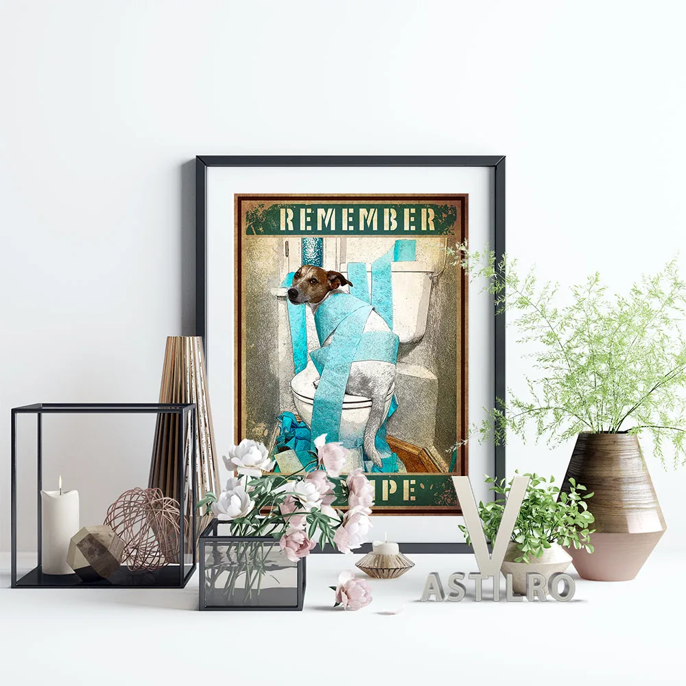 Humor Spoof Toilet Sign Poster Funny Pet Restroom Wall Pictures Dog Lovers Gift Idea Modern Lavatory Home Decor Bathroom Prints
Humor Spoof Toilet Sign Poster Funny Pet Restroom Wall Pictures Dog Lovers Gift Idea Modern Lavatory Home Decor Bathroom Prints