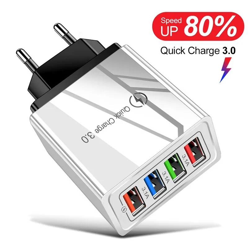 EU/US Plug USB Charger Quick Charge 3.0 For Phone Adapter for Huawei Mate 30 Tablet Portable Wall Mobile Charger Fast Charger
EU/US Plug USB Charger Quick Charge 3.0 For Phone Adapter for Huawei Mate 30 Tablet Portable Wall Mobile Charger Fast Charger