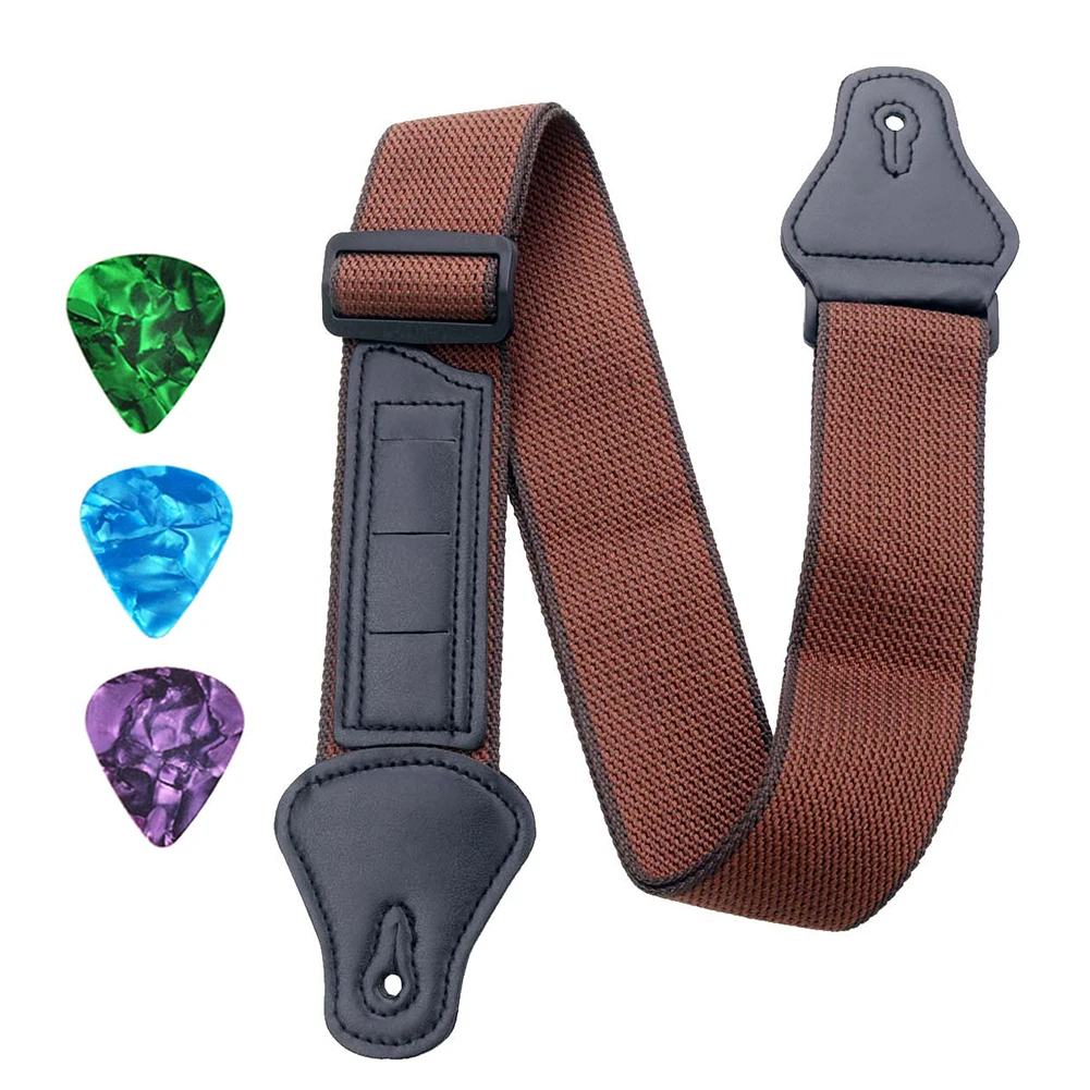 Adjustable Yellow/Red Guitar Strap with PU Leather Ends Polyester Guitar Belt for Electric Bass Guitar Parts Accessories
Adjustable Yellow/Red Guitar Strap with PU Leather Ends Polyester Guitar Belt for Electric Bass Guitar Parts Accessories