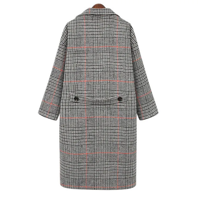 Zoulv Winter British Office Beauty Retro Loose Thick Mid-length Retro Plaid Coat Warm Casual Fashion Jacket Women Camel Coat 
Zoulv Winter British Office Beauty Retro Loose Thick Mid-length Retro Plaid Coat Warm Casual Fashion Jacket Women Camel Coat