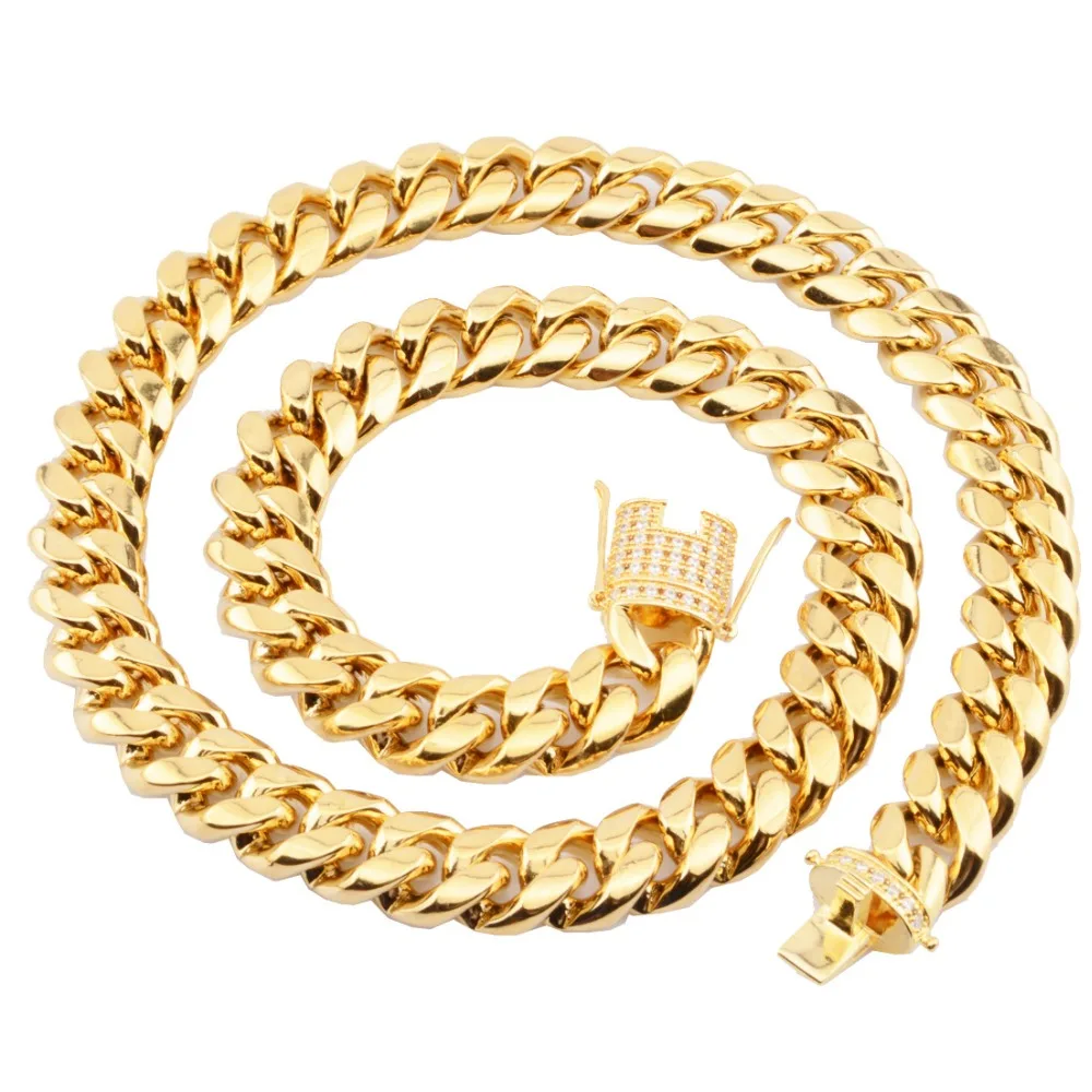 Men Hip hop chain necklace fashion Stainless Steel 8-18mm width/20-30inch long Miami Cuban Chains necklace Male Hiphop jewelry
Men Hip hop chain necklace fashion Stainless Steel 8-18mm width/20-30inch long Miami Cuban Chains necklace Male Hiphop jewelry