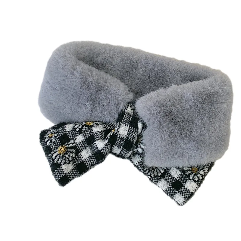 Baby scarf autumn and winter warm Plush collar Plush Neck cover cartoon Plaid Scarf Korean versatile collar winter
Baby scarf autumn and winter warm Plush collar Plush Neck cover cartoon Plaid Scarf Korean versatile collar winter