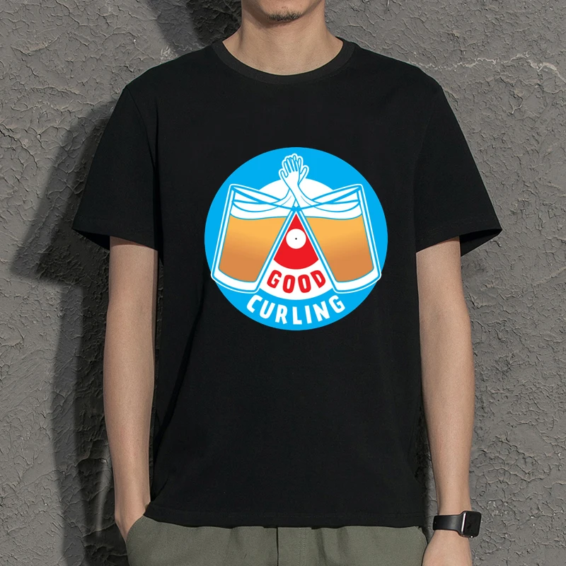 Good Curling! T-Shirt Pattern Summer Print Vintage T Shirts Aestheticism Goth Plus Size Tops Summer Streetwear O-Neck Tees
Good Curling! T-Shirt Pattern Summer Print Vintage T Shirts Aestheticism Goth Plus Size Tops Summer Streetwear O-Neck Tees