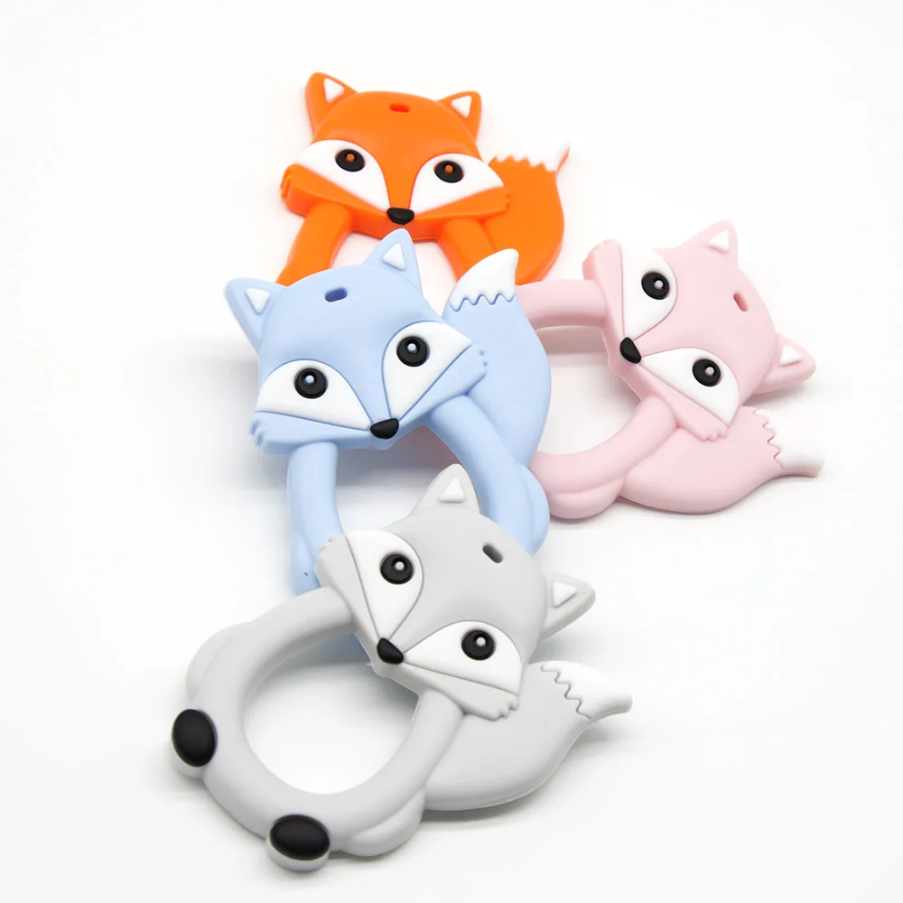 Cute-Idea 1Pc silicone Fox Cartoon Animal Teether Food Grade Teething DIY Accessories Pacifier Chain Chewable Baby Product Toy
Cute-Idea 1Pc silicone Fox Cartoon Animal Teether Food Grade Teething DIY Accessories Pacifier Chain Chewable Baby Product Toy