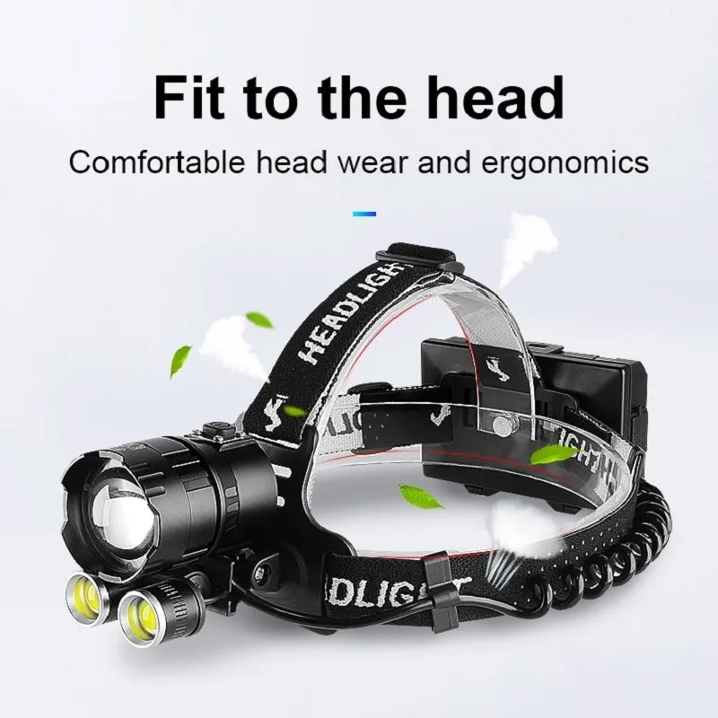 XHP160 COB Head Torch High Power LED Headlamp USB 18650 Rechargeable Powerful Headlight Zoom Work Fishing Frontal Head Light
XHP160 COB Head Torch High Power LED Headlamp USB 18650 Rechargeable Powerful Headlight Zoom Work Fishing Frontal Head Light