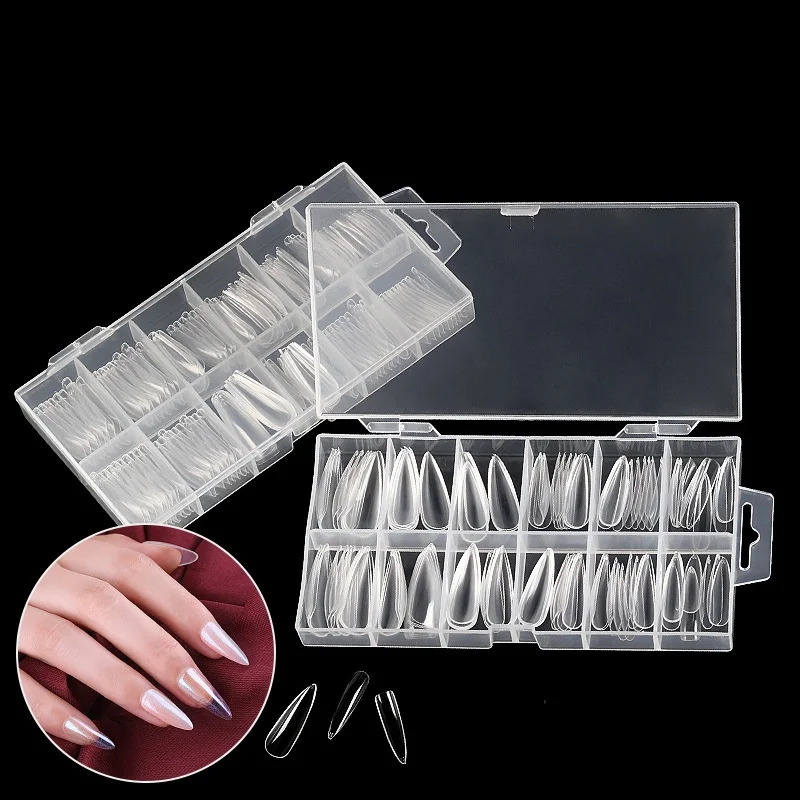 6 Styles 120pcs False Nails Tips Acrylic Ballerina Artificial Tips Transparent/Clear Capsule Press on Nails Full Cover Fake Nail
6 Styles 120pcs False Nails Tips Acrylic Ballerina Artificial Tips Transparent/Clear Capsule Press on Nails Full Cover Fake Nail