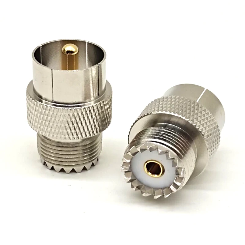 1PCS PL259 UHF Male to SO239 UHF Female Quick Coax Coaxial Cable Connector Quick Push On Adapter
1PCS PL259 UHF Male to SO239 UHF Female Quick Coax Coaxial Cable Connector Quick Push On Adapter