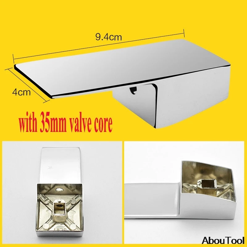 Ручка смесителя хромированная 35/40 мм 
Ручка смесителя хромированная 35/40 мм