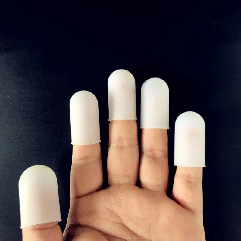 5pcs Silicone Fingers Cap Fingertip Protector Insulation Finger Guard Anti-skid Set Finger Cover Barbecue Kitchen Tools
5pcs Silicone Fingers Cap Fingertip Protector Insulation Finger Guard Anti-skid Set Finger Cover Barbecue Kitchen Tools