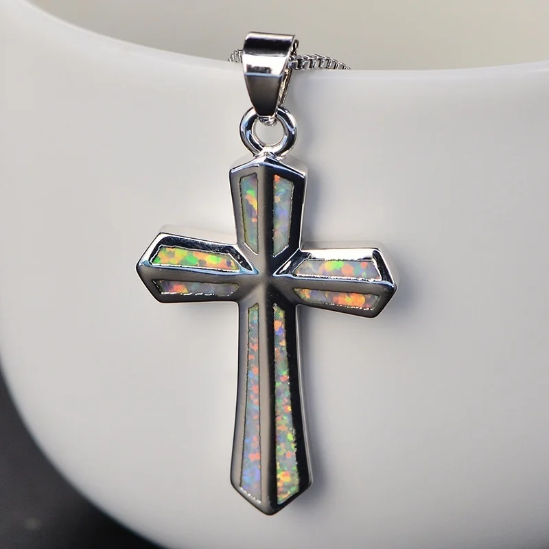 Hot Sale Fashionable Mysterious Retro White Cross Pendant Necklace Women Wedding Christmas Party Fashion Jewelry Necklace
Hot Sale Fashionable Mysterious Retro White Cross Pendant Necklace Women Wedding Christmas Party Fashion Jewelry Necklace