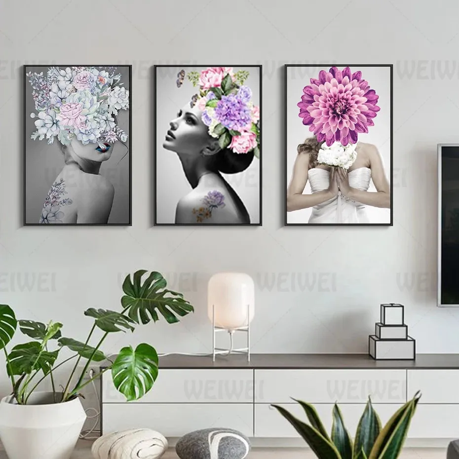Nordic Modern Refresh Beauty and Flowers Canvas Paintings Creative Poster and Print Wall Art Pictures Girls Room Home Decoration
Nordic Modern Refresh Beauty and Flowers Canvas Paintings Creative Poster and Print Wall Art Pictures Girls Room Home Decoration