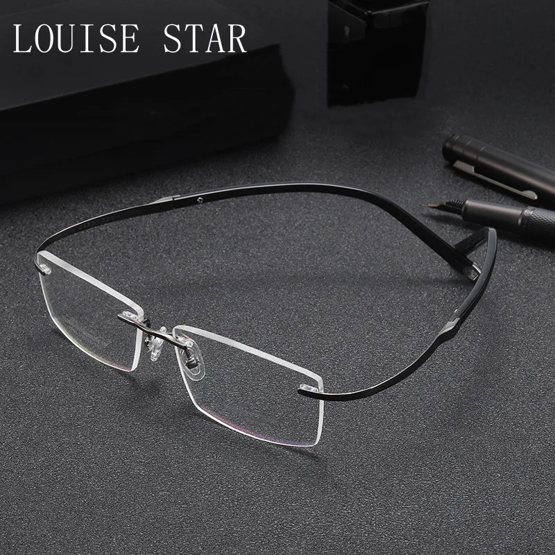 100% Pure Titanium Aviation Business Rimless Glasses Frame Men's Casual Super Elastic Myopia Flat Mirror Game Optometry Glasses
100% Pure Titanium Aviation Business Rimless Glasses Frame Men's Casual Super Elastic Myopia Flat Mirror Game Optometry Glasses