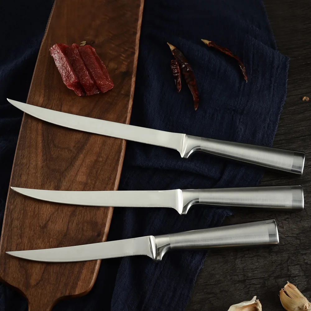 6/7/8 Inch Stainless Steel Boning Knife Kitchen Bone Meat Fish Sushi Knife Fruit Vegetables Cutting Tool Filleting Knives
6/7/8 Inch Stainless Steel Boning Knife Kitchen Bone Meat Fish Sushi Knife Fruit Vegetables Cutting Tool Filleting Knives
