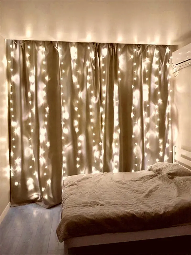 LED Waterfall Meteor Shower Rain String Light 3X2M/3X3M/3X6M Garland Curtain Water Flow Rain Lights for Home Bedroom Decorations
LED Waterfall Meteor Shower Rain String Light 3X2M/3X3M/3X6M Garland Curtain Water Flow Rain Lights for Home Bedroom Decorations