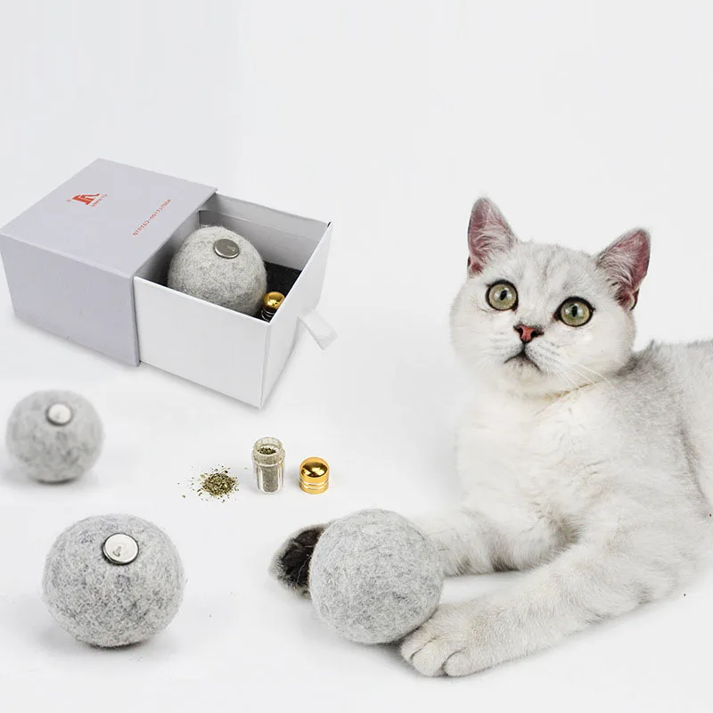 HATELI Addiction Catnip Ball Pet Cat Toys Healthy Wool Pompom Handmade Safety Msaterial
HATELI Addiction Catnip Ball Pet Cat Toys Healthy Wool Pompom Handmade Safety Msaterial