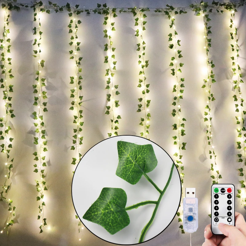 12pcs Artificial Plants LED Ivy Garland Fake Leaf Vines Room Decor Hanging For Home Wedding Living Room Decoration Ivy Garland
12pcs Artificial Plants LED Ivy Garland Fake Leaf Vines Room Decor Hanging For Home Wedding Living Room Decoration Ivy Garland