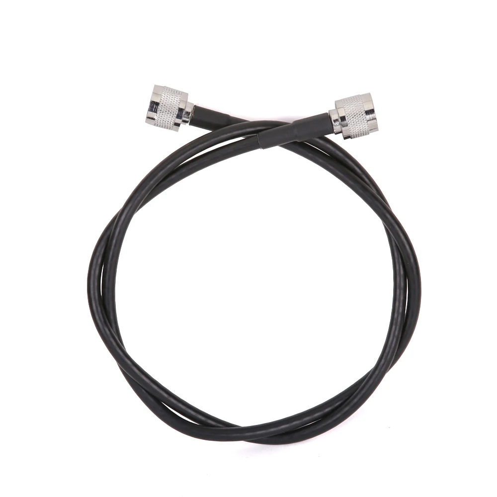 1 м RG6 низкие потери коаксиальный кабель 50ohm N штыревой в Мужской Разъем Связь для