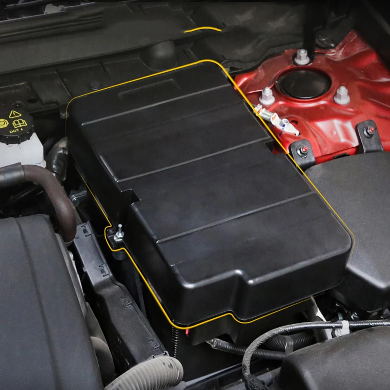 For Mazda 3 2020 Axela Accessories ABS Car Battery Cover Guard Protection Shield Engine Battery Protection Upper Cover Trim 1Pcs
For Mazda 3 2020 Axela Accessories ABS Car Battery Cover Guard Protection Shield Engine Battery Protection Upper Cover Trim 1Pcs