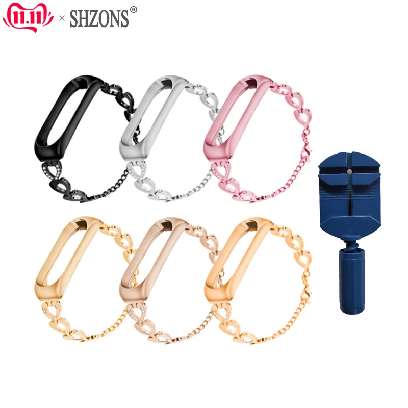 Zinc Alloy Wristband for mi band 4 Replacement Strap for Xiaomi Mi Band 3 Bracelet for xiaomi mi band 4 Smart Watch with Meter
Zinc Alloy Wristband for mi band 4 Replacement Strap for Xiaomi Mi Band 3 Bracelet for xiaomi mi band 4 Smart Watch with Meter