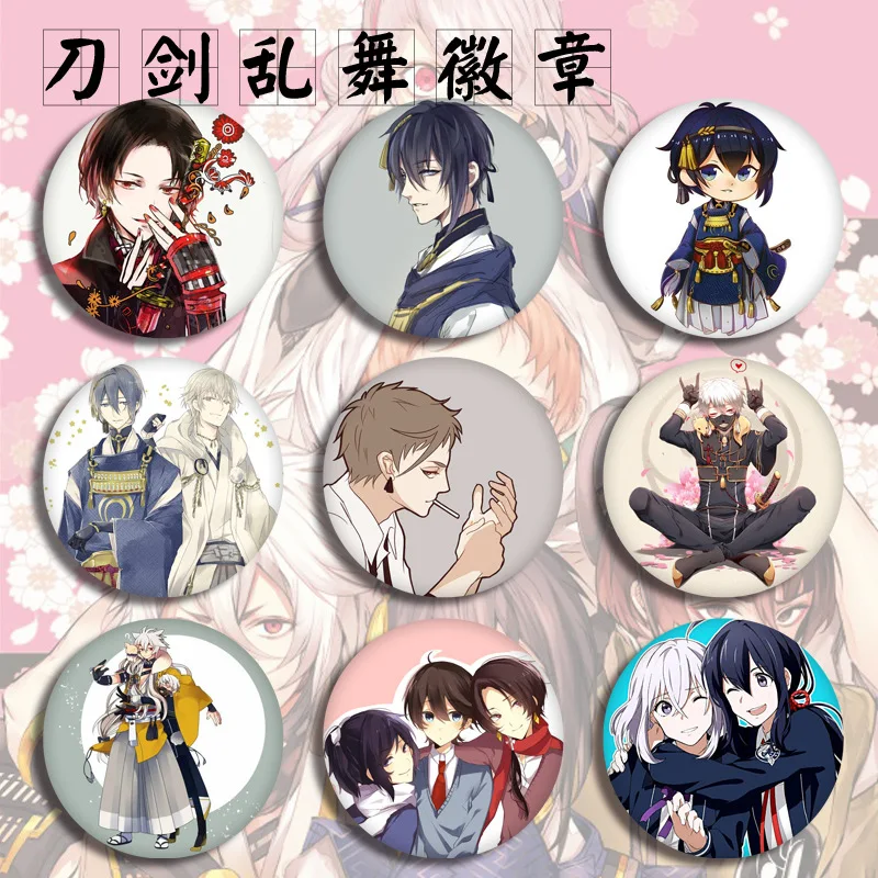 Anime Collection Touken Ranbu Badge Cartoon Figure Mikkatsuzong Kinkoka Lisi California Kiyomitsu Costumes Badge Brooch
Anime Collection Touken Ranbu Badge Cartoon Figure Mikkatsuzong Kinkoka Lisi California Kiyomitsu Costumes Badge Brooch
