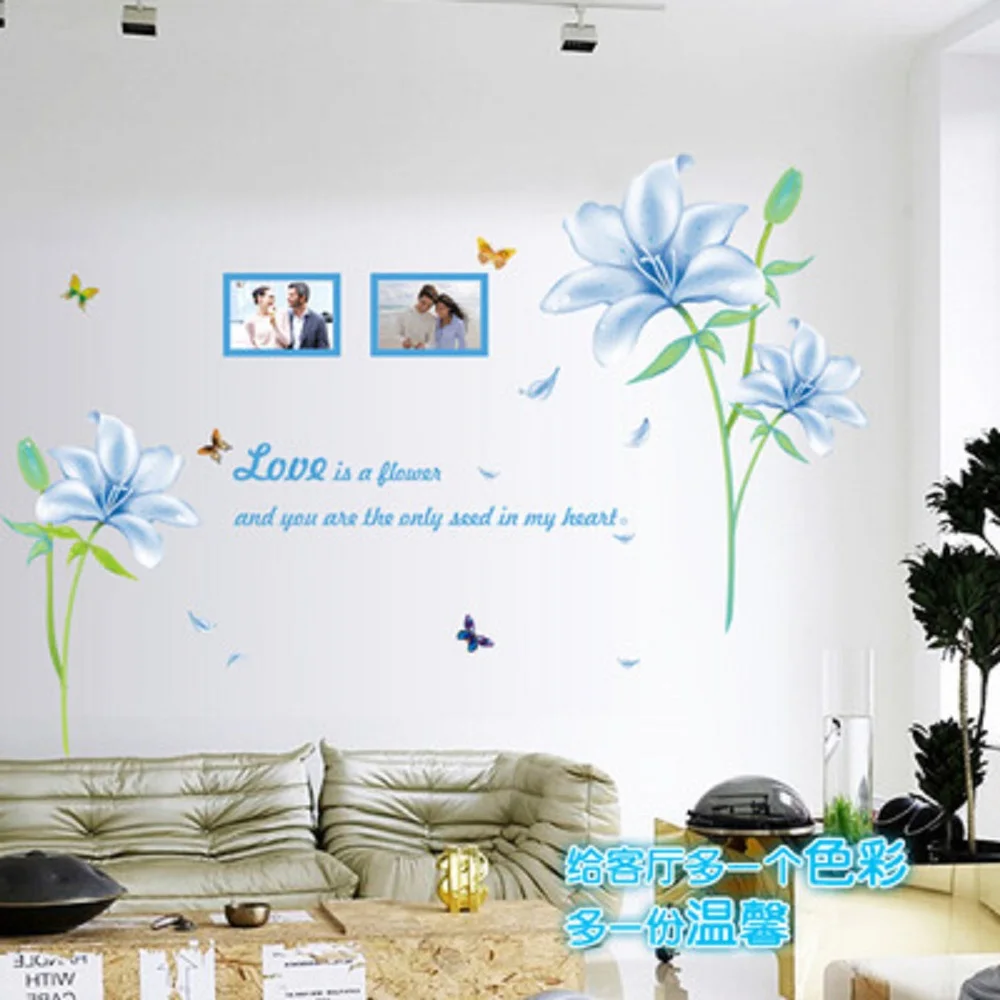 Новый настенный Стик синие лилии студийный фон для спальни можно переместить прозрачное украшение из ПВХ
Новый настенный Стик синие лилии студийный фон для спальни можно переместить прозрачное украшение из ПВХ