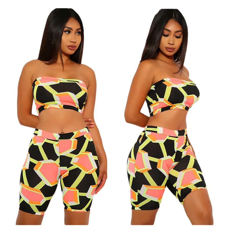2020 Light Suit Fashion Sexy Irregular Geometric Strapless Bra Pants Two - Piece European and American Women 's Clothing
2020 Light Suit Fashion Sexy Irregular Geometric Strapless Bra Pants Two - Piece European and American Women 's Clothing
