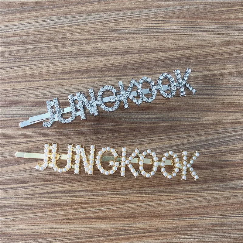 Новые модные шпильки для волос JHOPE JUNG KOOK Шпилька украшения повязка на голову Bangtan