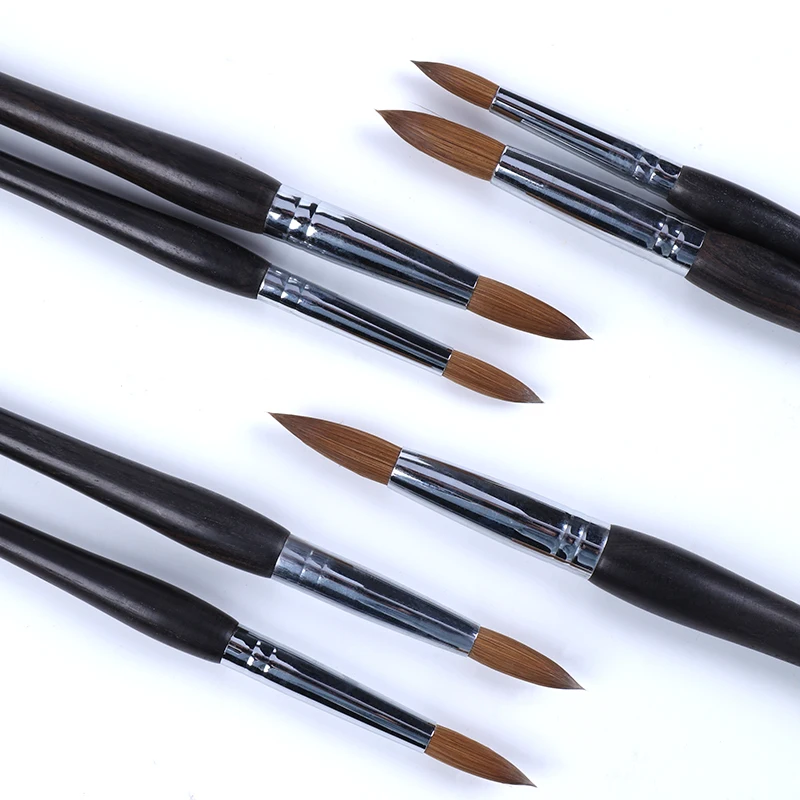Size 10-22 Kolinsky Acrylic Nail Brush Wood Handle Good Quality Nail Art Mink Brush Gel Builder Manicure Brush Drawing Tools
Size 10-22 Kolinsky Acrylic Nail Brush Wood Handle Good Quality Nail Art Mink Brush Gel Builder Manicure Brush Drawing Tools