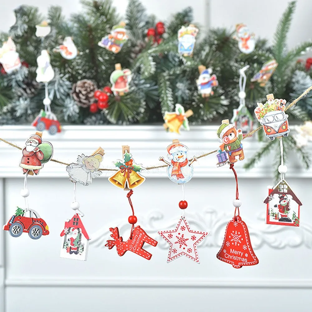 10Pcs Christmas Wooden Clips New Year Party Decoration Photo Wall Clip DIY Christmas Ornaments Decor For Home Kids Gift
10Pcs Christmas Wooden Clips New Year Party Decoration Photo Wall Clip DIY Christmas Ornaments Decor For Home Kids Gift