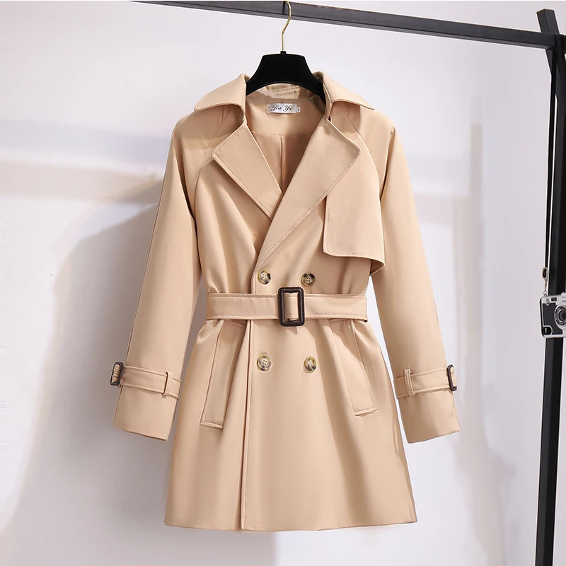 Korean double breasted with belt Chic Female trench coat for women new fashion office ladies loose outwear designer windbreaker
Korean double breasted with belt Chic Female trench coat for women new fashion office ladies loose outwear designer windbreaker