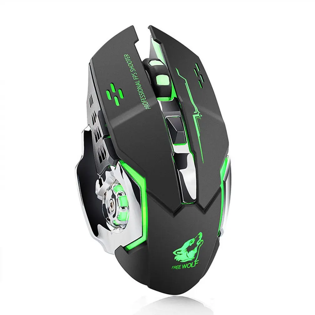 X8 Super Quiet Wireless Gaming Mouse 2400DPI Rechargeable Computer Mouse Optical Gaming Gamer Mouse for PC Black
X8 Super Quiet Wireless Gaming Mouse 2400DPI Rechargeable Computer Mouse Optical Gaming Gamer Mouse for PC Black