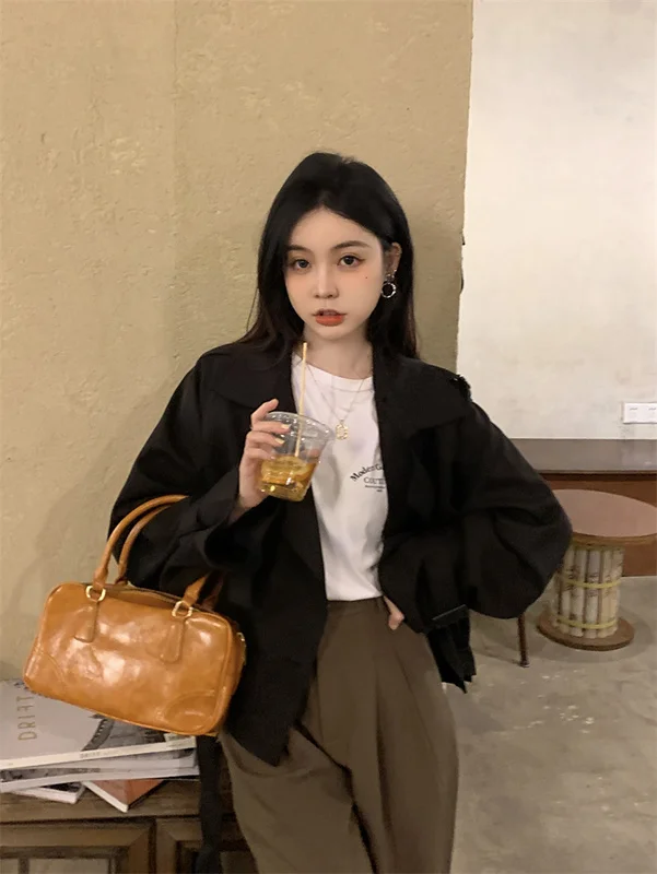Real Shot Slimming Winter Long Sleeve Suit Collar Style 
Real Shot Slimming Winter Long Sleeve Suit Collar Style