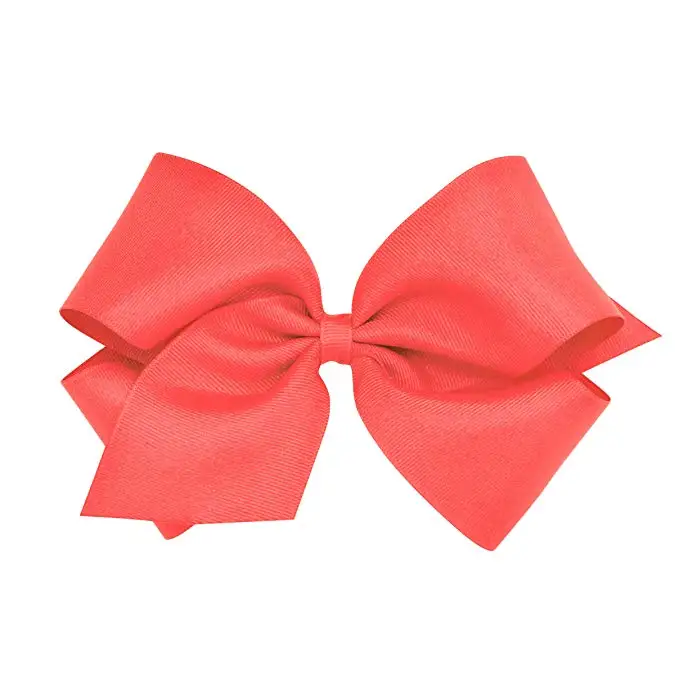 free shipping 12pcs/pack Baby Girls' King Grosgrain Hair Bow girl hair accessories big bows | Аксессуары для одежды