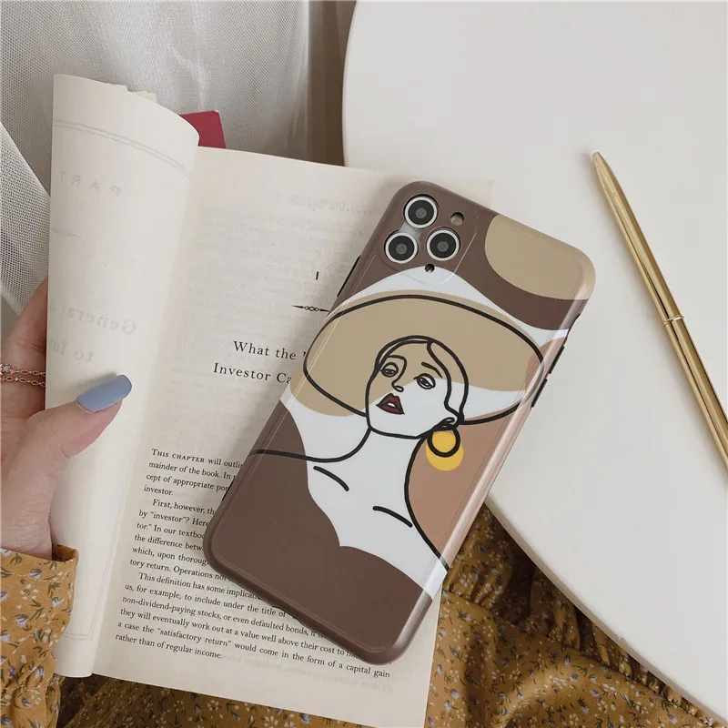 Queen Line Drawing phone case for iphone 11 cases for women ProMax Mini X XR XS 7 8p Anti-fall Comfortable Phone Soft Back Cover 
Queen Line Drawing phone case for iphone 11 cases for women ProMax Mini X XR XS 7 8p Anti-fall Comfortable Phone Soft Back Cover