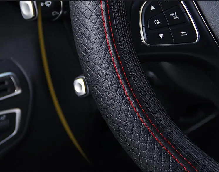 leather Steering Wheel Coveres for Volvo XC40 XC90 XC70 S60 S80 S90 C30 V70 V90 2019 2020 | Автомобили и мотоциклы