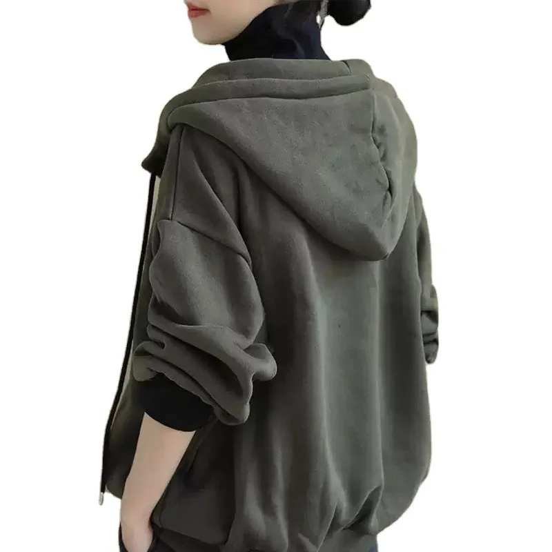 Fake Two-piece Turtleneck Hoodie Thick Warm Oversized Hoodie Sweatshirt Women Winter Tops Pullovers New Fashion Teens Clothes
Fake Two-piece Turtleneck Hoodie Thick Warm Oversized Hoodie Sweatshirt Women Winter Tops Pullovers New Fashion Teens Clothes