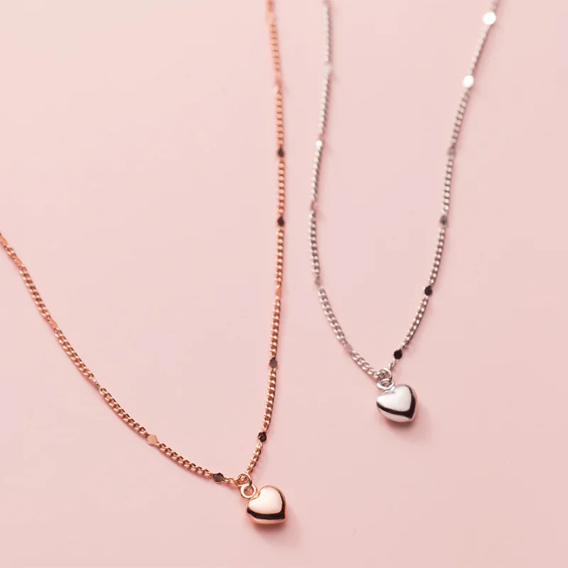A00922 925 Sterling Silver Minimalist Beads Chain Link Love Heart Pendant Charm Necklace for Women Party Fashion Jewelry
A00922 925 Sterling Silver Minimalist Beads Chain Link Love Heart Pendant Charm Necklace for Women Party Fashion Jewelry